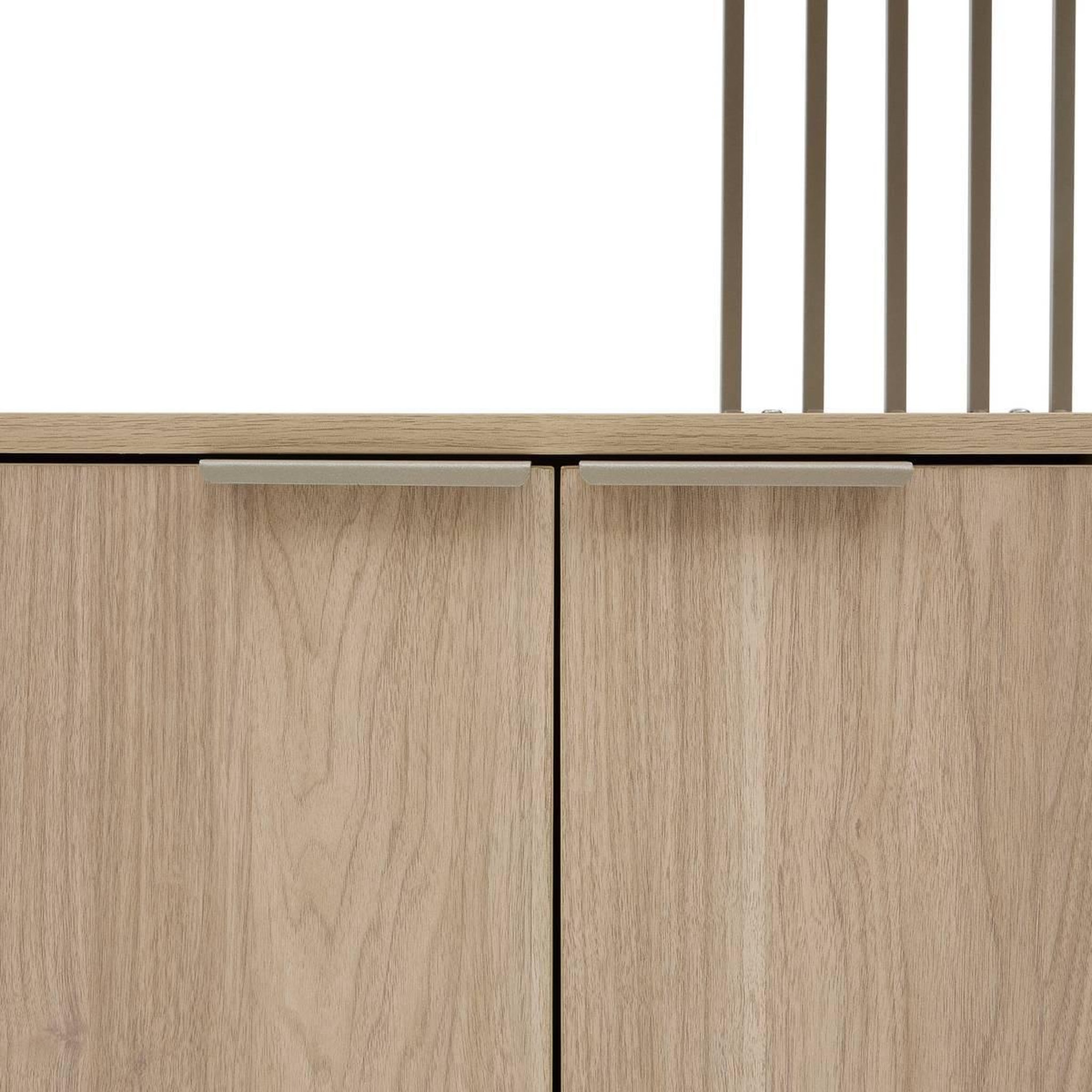 Voir la diapositive 4 : Paris Prix Étagère 2 Portes  Duna  176cm Sable