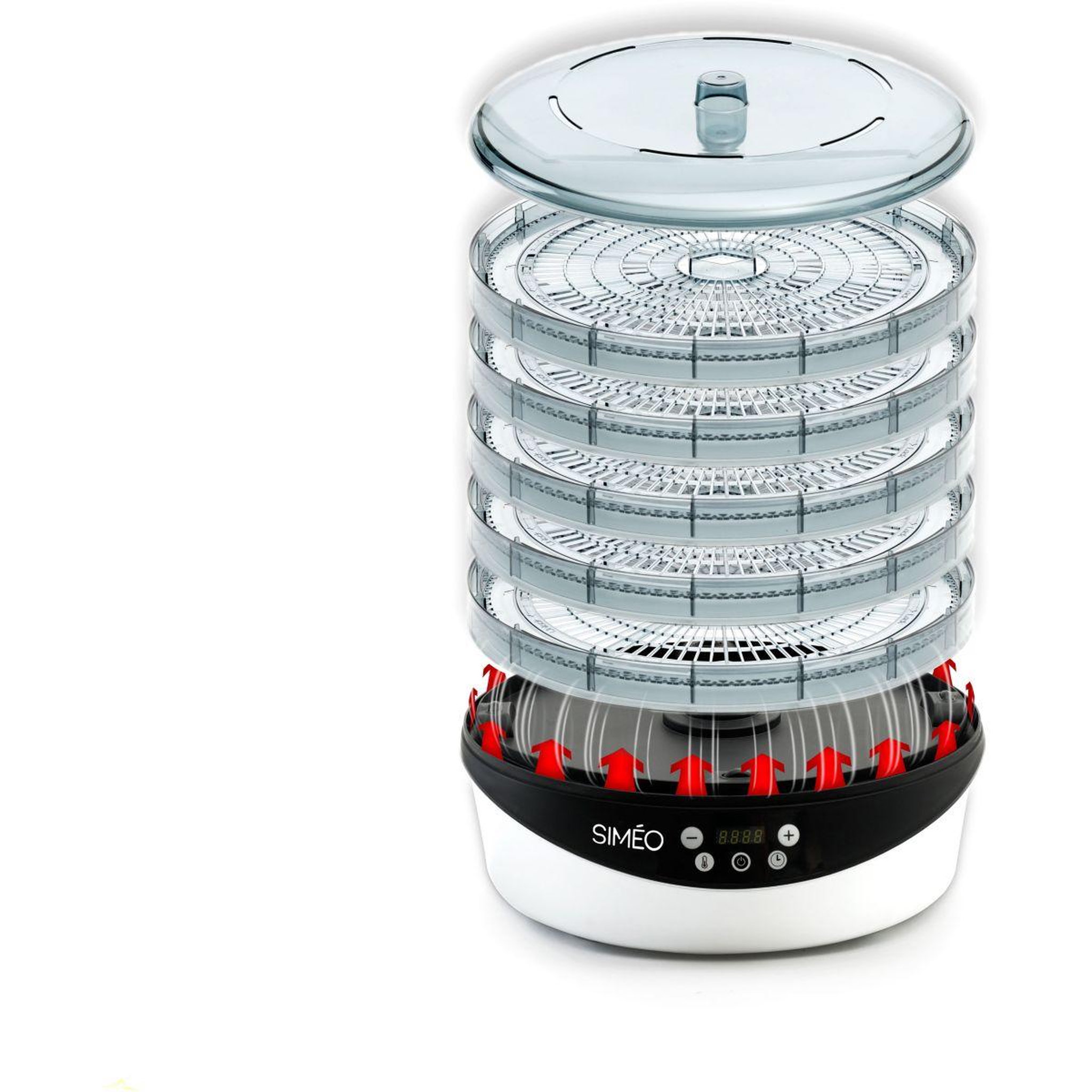 Voir la diapositive 5 : Simeo Déshydrateur drp500 airflow système