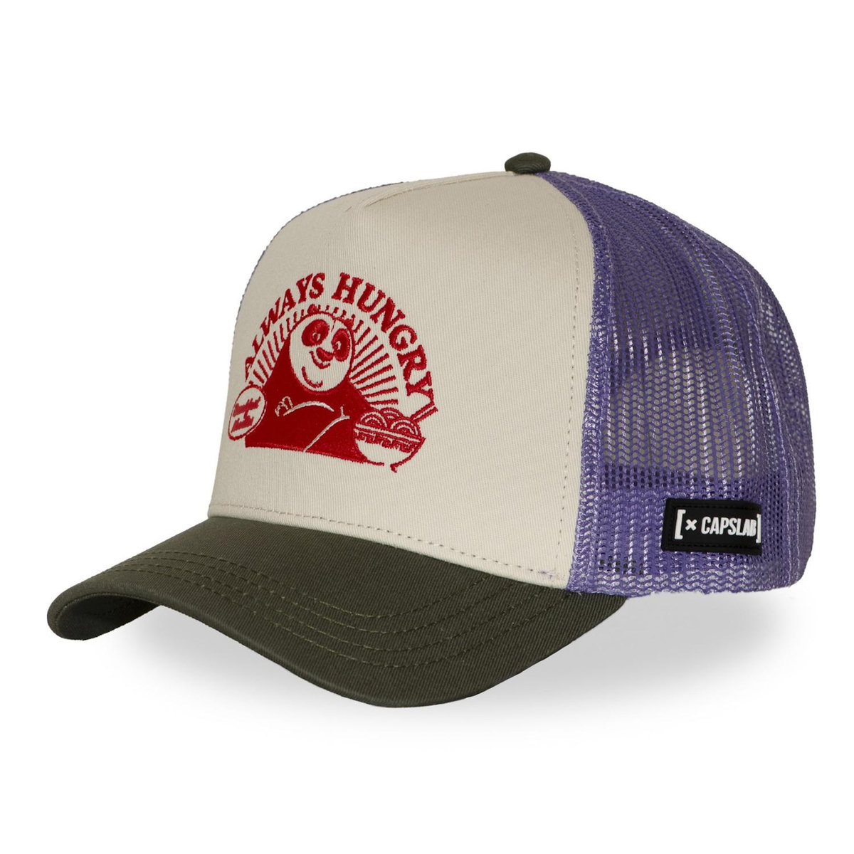 CAPSLAB Casquette trucker avec filet et patch Kung Fu Panda Fett Fury