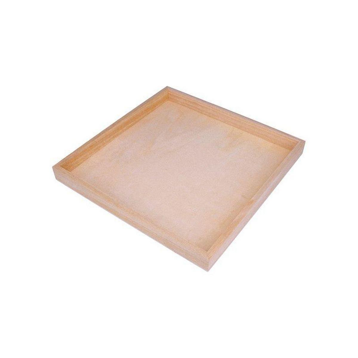 Artemio 2 plateaux et 32 cubes en bois - 26,5 x 26,5 x 6,5 cm