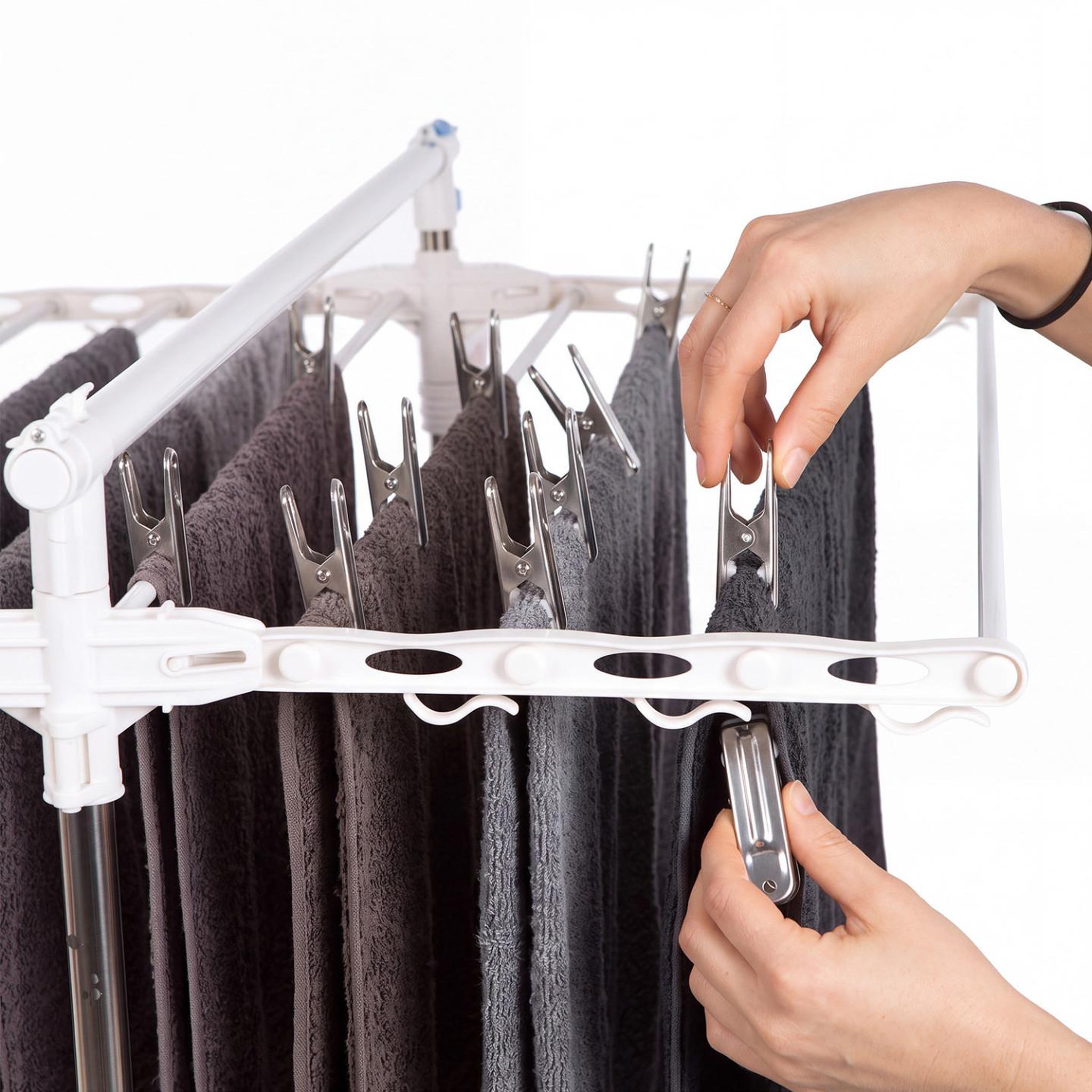 Voir la diapositive 5 : ID MARKET 120 pinces à linge inox, pinces incassables, inusables, ne rouillent pas