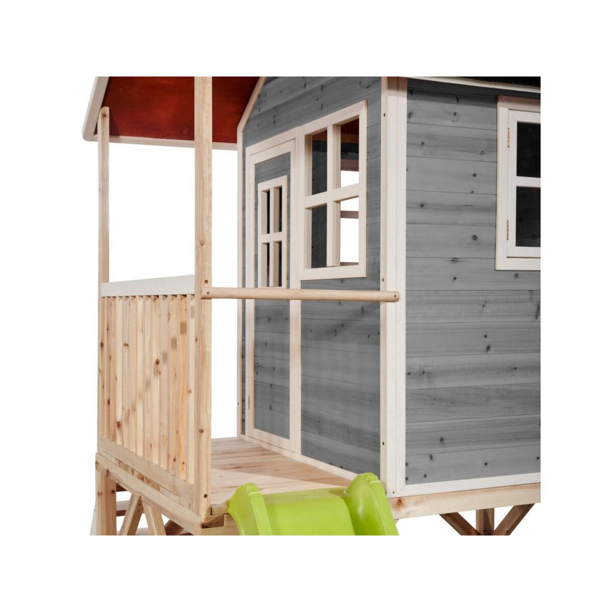 EXIT TOYS Maisonnette en bois pour enfants Loft 500 Gris - Exit Toys