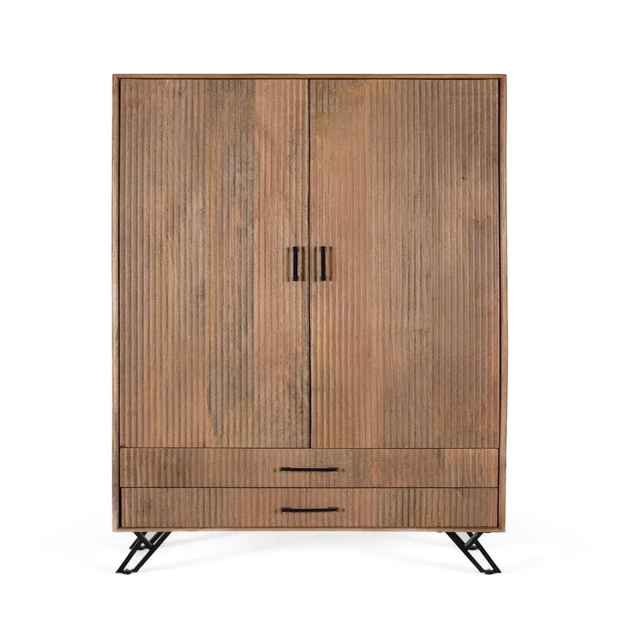 GINER Y COLOMER SL Armoire en bois de manguier 90cm style rustique moderne