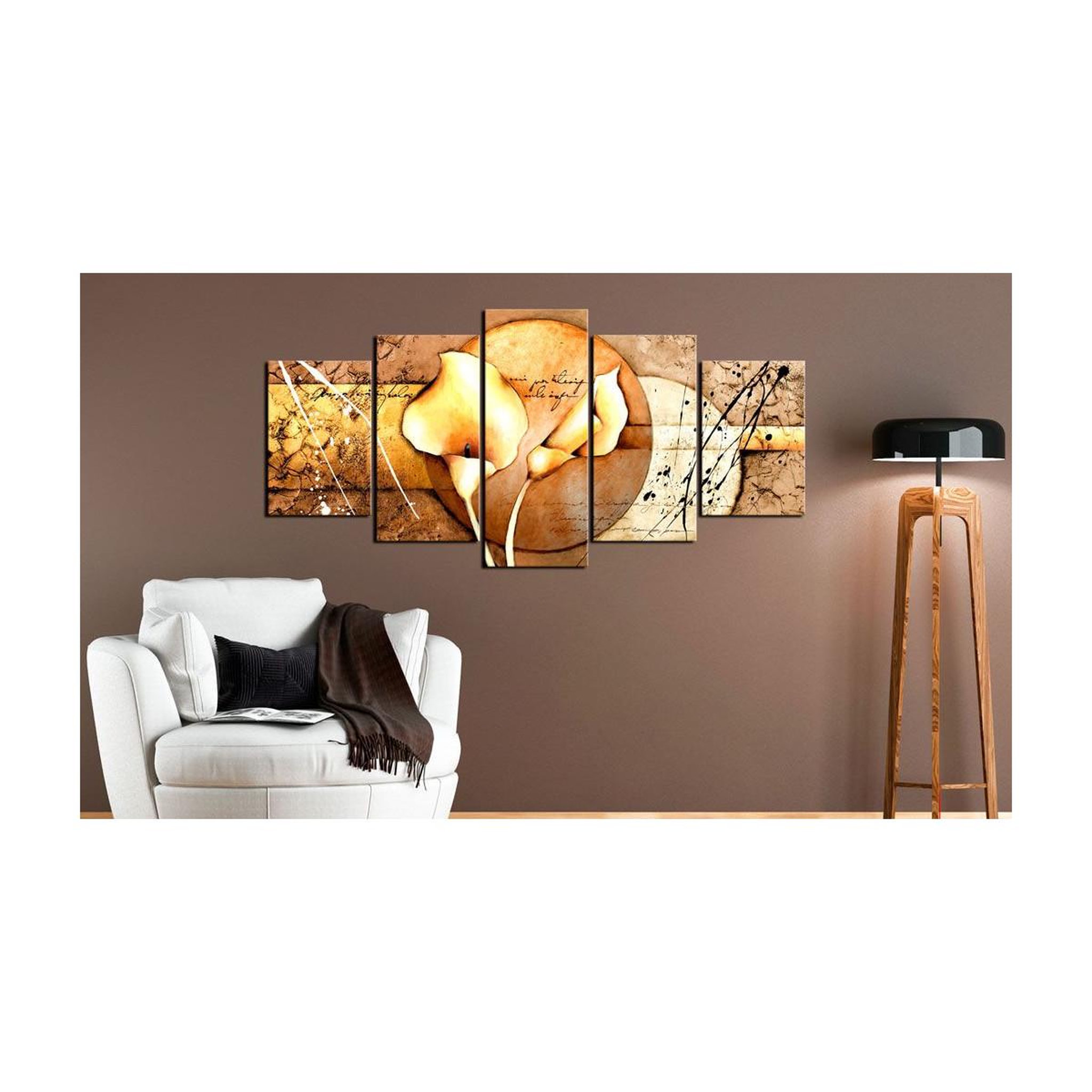 Voir la diapositive 2 : Paris Prix Tableau Imprimé  The Secret of Calla Lily Gold