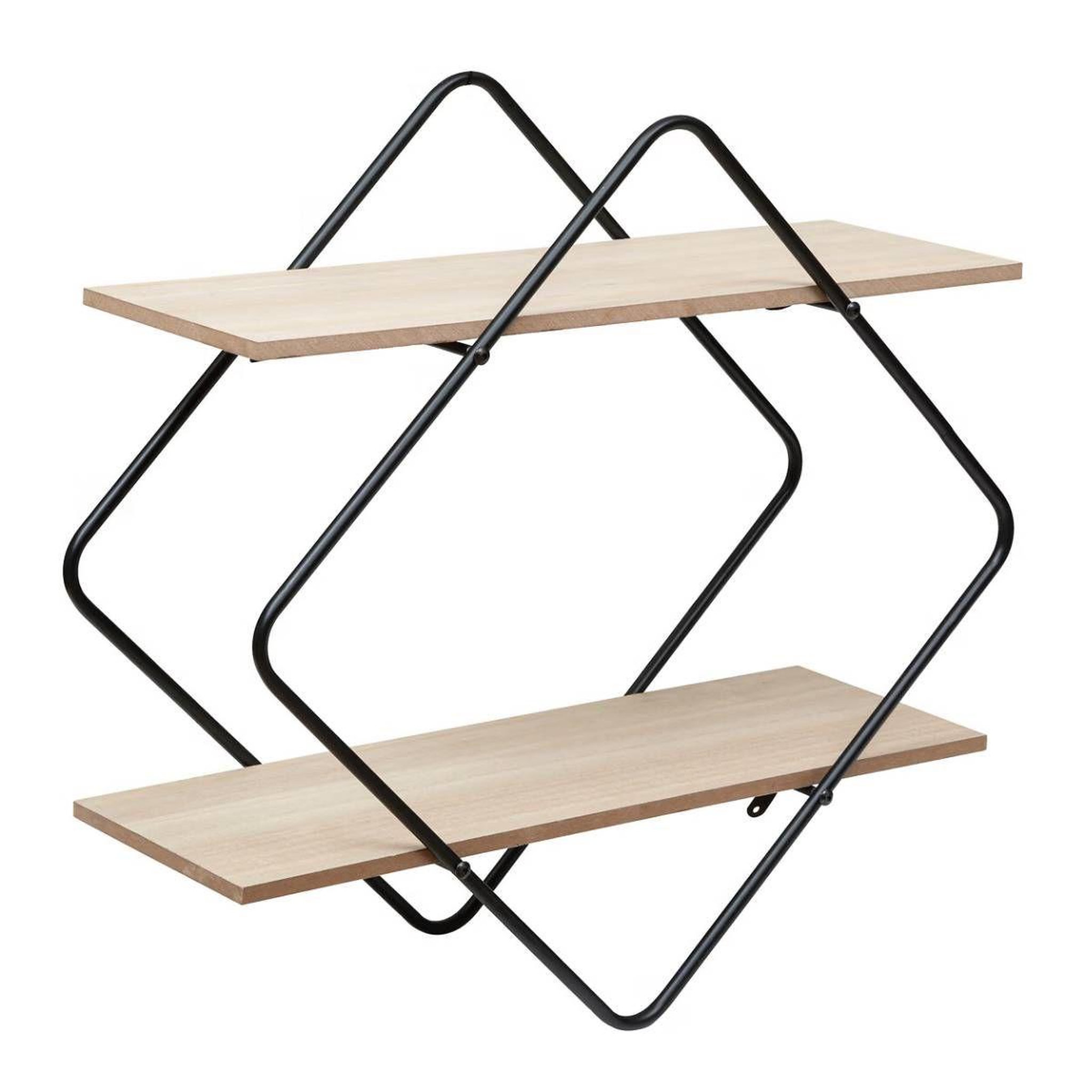 ATMOSPHERA Étagère murale design  nena  48cm noir & beige