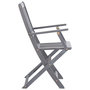 Voir la diapositive 4 : VIDAXL Chaises pliables d'exterieur lot de 8 Bois d'acacia solide