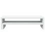 Voir la diapositive 4 : VIDAXL Support de moniteur blanc 54x22x15 cm bois d ingénierie