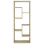 Voir la diapositive 4 : VIDAXL Etagere murale Chene sonoma 36x16x90 cm Bois d'ingenierie