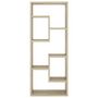 Voir la diapositive 4 : VIDAXL Etagere murale Chene sonoma 36x16x90 cm Bois d'ingenierie