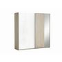 Voir la diapositive 1 : Armoire 2 portes coulissantes avec 1 miroir L203 ELIA