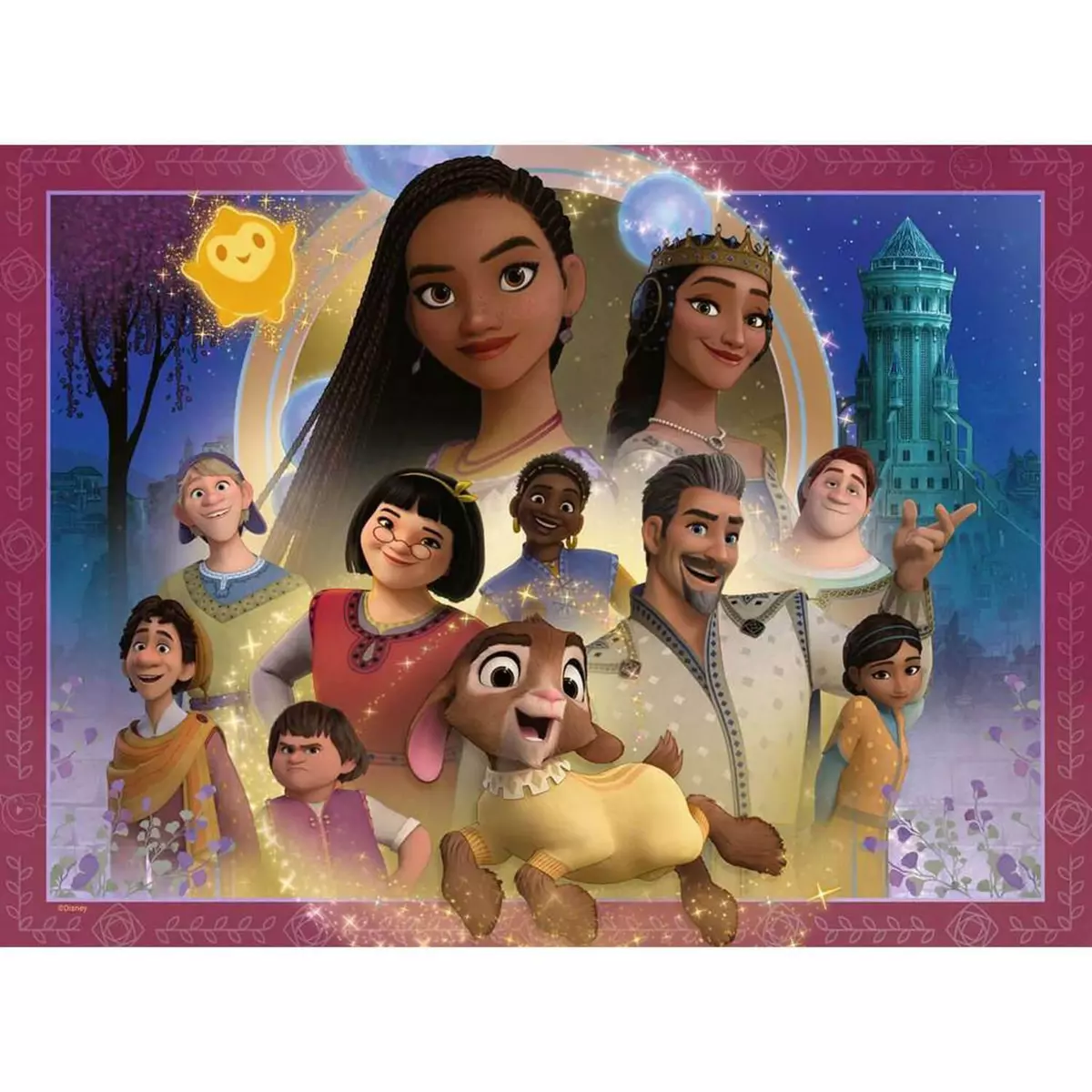 RAVENSBURGER Puzzle 100 pièces XXL : Disney Wish : Le royaume des souhaits