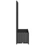 Voir la diapositive 5 : VIDAXL Jardiniere avec treillis Noir 80x40x136 cm PP