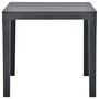 Voir la diapositive 4 : VIDAXL Table de jardin avec 2 bancs Plastique Anthracite