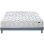 Voir la diapositive 1 : IDLITERIE Pack ensemble matelas ressorts ASTRE, sommier, couette et oreillers
