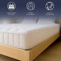 Voir la diapositive 4 : THE WHITE STONE Matelas 80x190 à Ressorts Ensachés et Mémoire de Forme | Hauteur 25 cm | Ergonomique, Ignifuge, Anallergique | Fabriqué en Italie