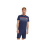 Voir la diapositive 1 : SERGE BLANCO Ensemble Pyjama court Tshirt col rond homme en coton