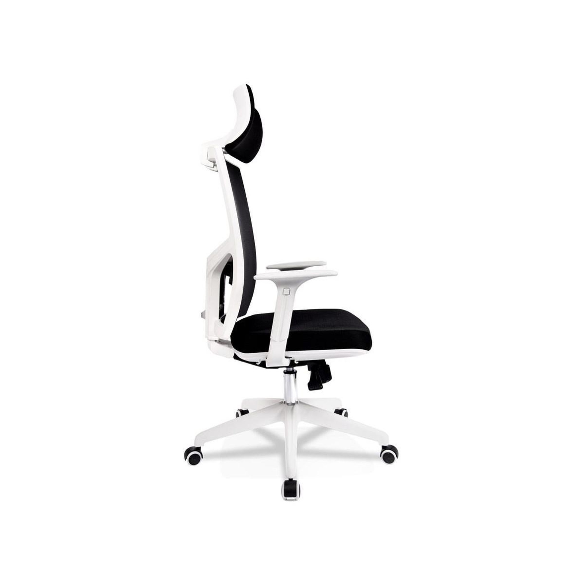 Voir la diapositive 3 : Paris Prix Fauteuil de Bureau Design  Luky  119cm Noir & Blanc