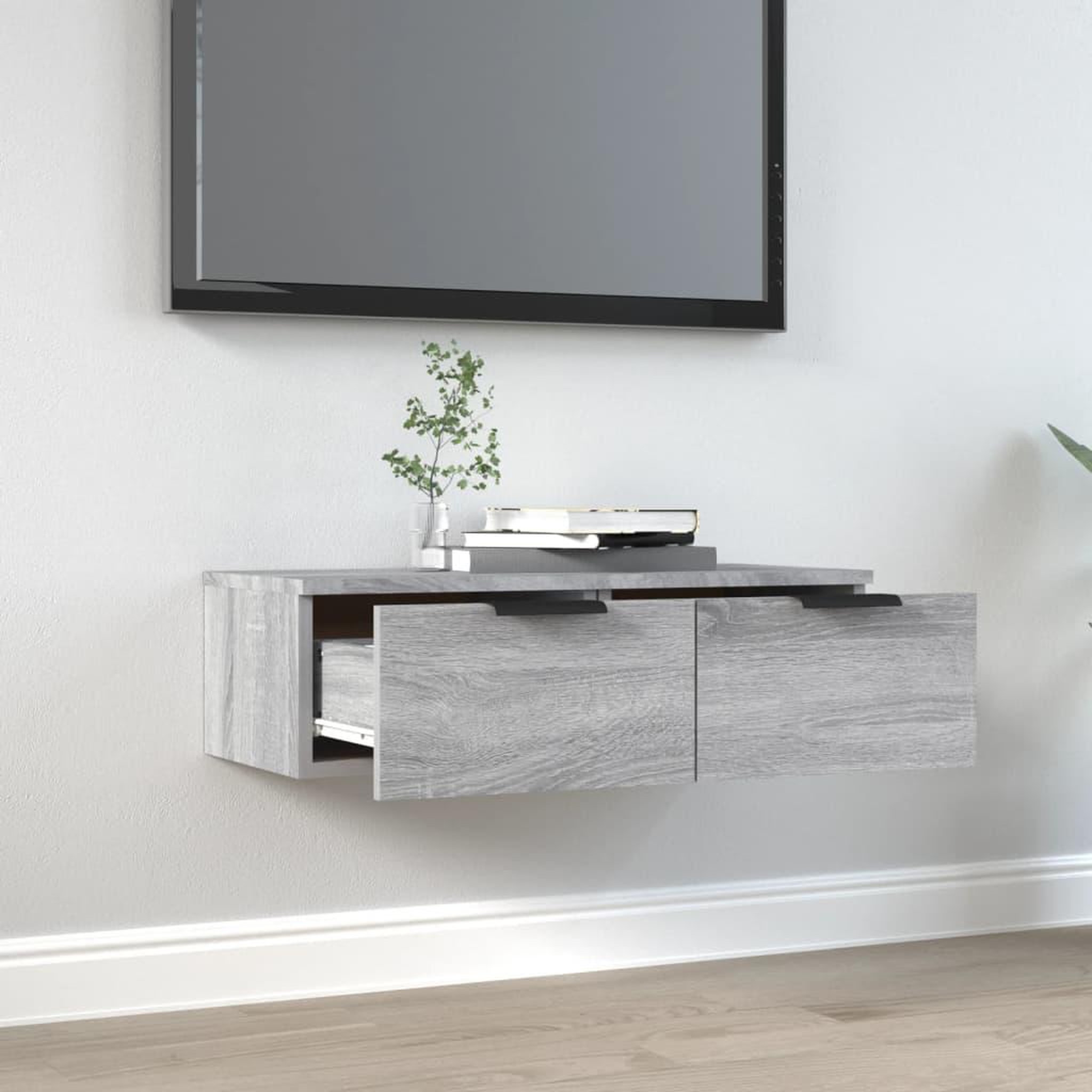 Voir la diapositive 3 : VIDAXL Armoire murale Sonoma gris 68x30x20 cm Bois d'ingenierie
