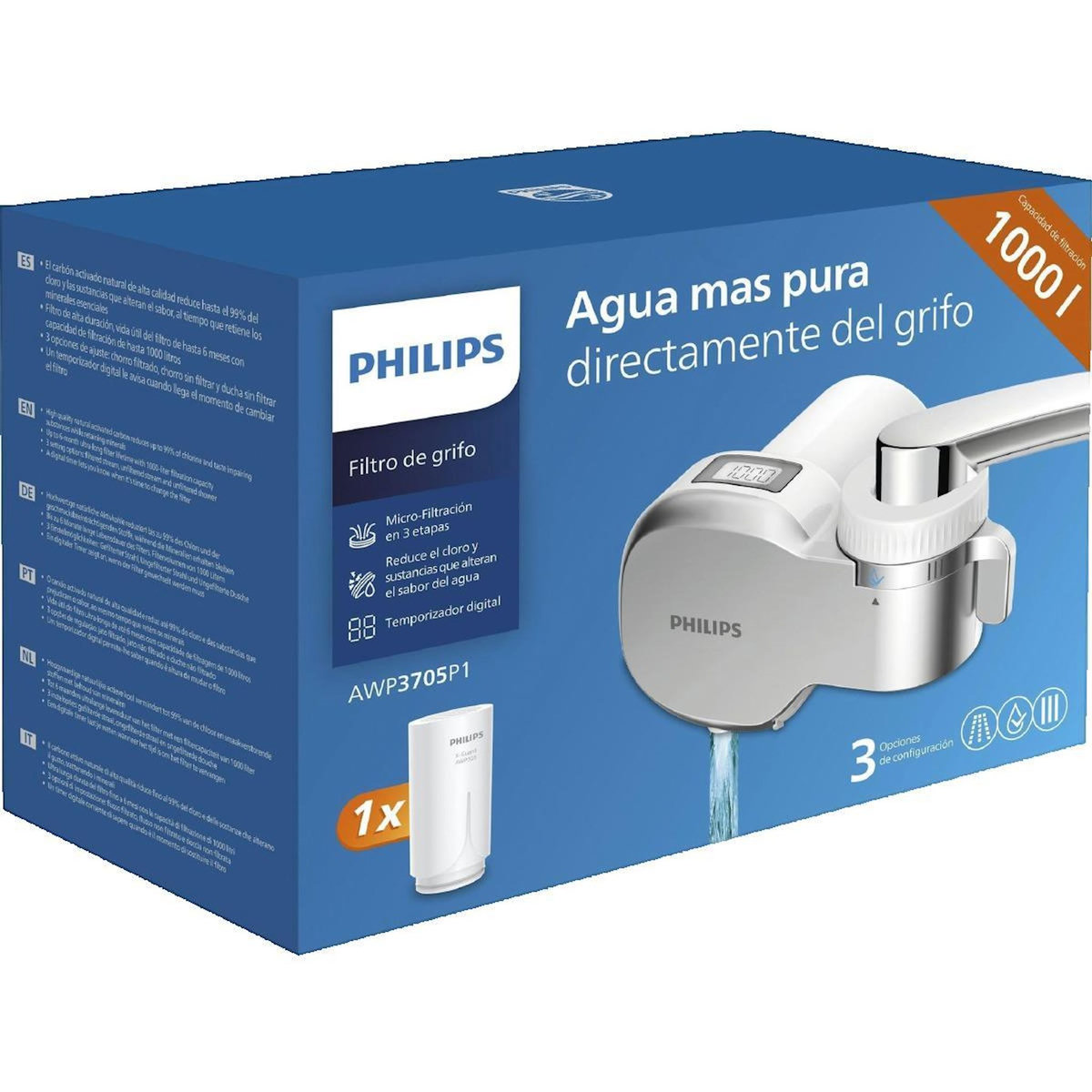 Philips Filtre à eau Philips microfiltration avancée AWP3705P1/10