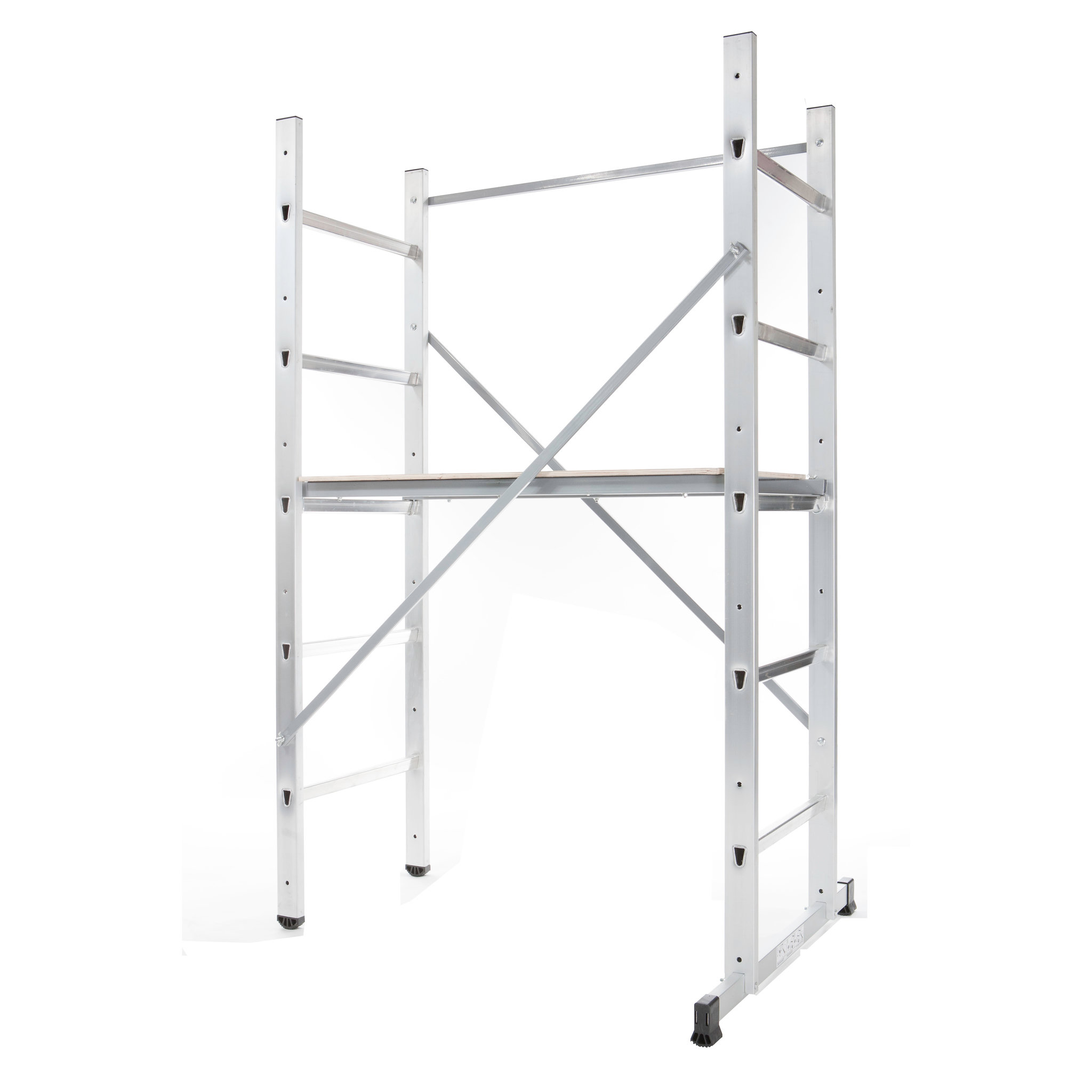 HAILO Echafaudage roulant d'escalier 3m en aluminium - HOBBYSTEP H3