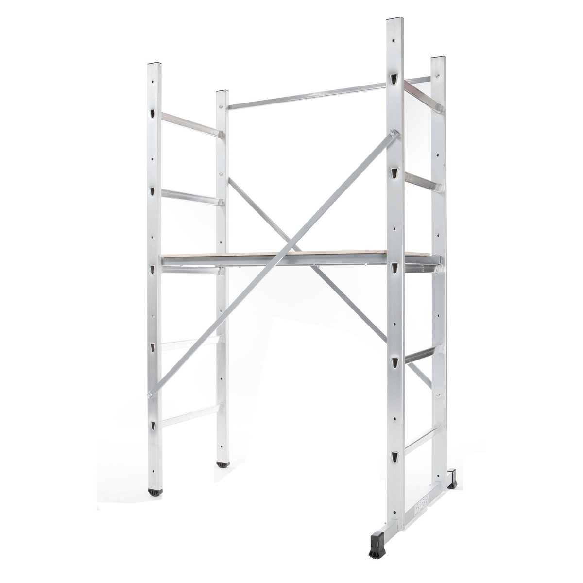 HAILO Echafaudage roulant d'escalier 3m en aluminium - HOBBYSTEP H3