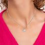 Voir la diapositive 2 : SC CRYSTAL Collier coeur par SC Crystal orné d'un véritable diamant blanc