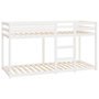 Voir la diapositive 4 : VIDAXL Lit superpose sans matelas blanc 80x200 cm bois de pin massif