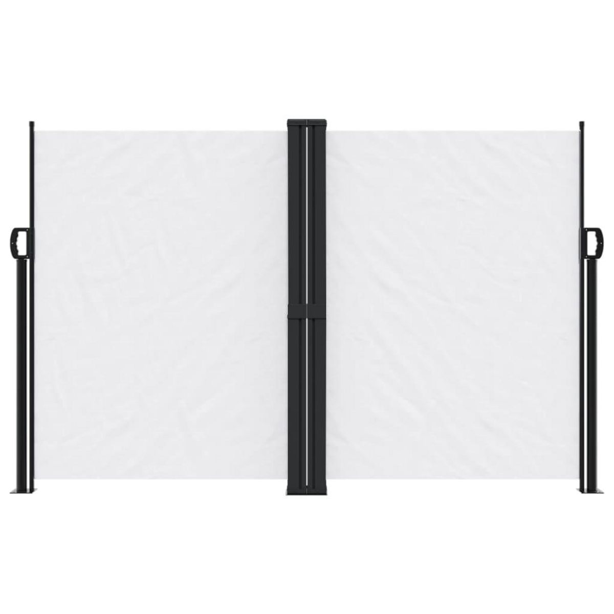 VIDAXL Auvent lateral retractable blanc 160x600 cm