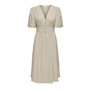Voir la diapositive 1 : JACQUELINE DE YONG Robe Beige Femme JDY Nora 2/4 Midi