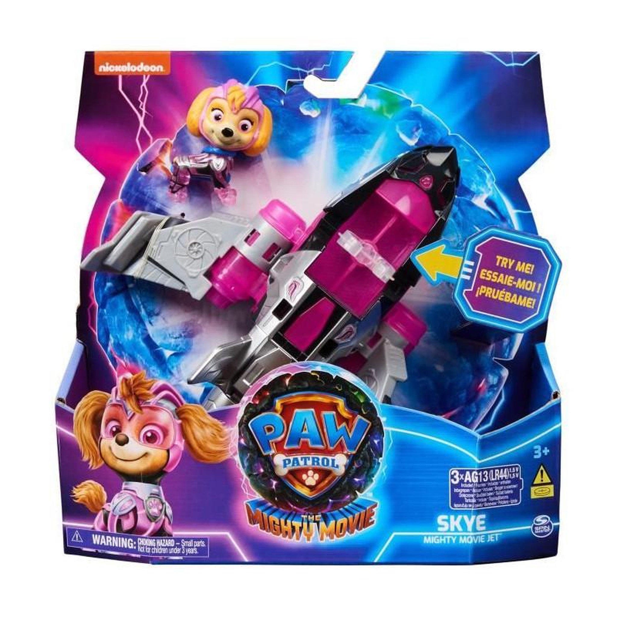 Voir la diapositive 3 : PAW PATROL Véhicule Stella La Super Patrouille - Le Film - Paw Patrol - Effets sonores et lumineux