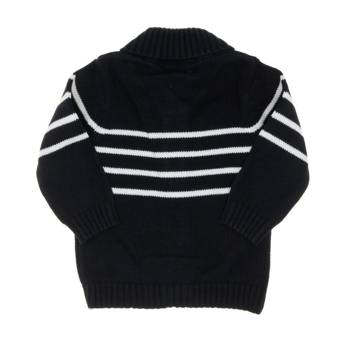 ELLE EST OU LA MER Gilet Marinière /Blanc Garçon EOM Gila