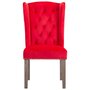 VIDAXL 3055868 Dining Chairs 2 pcs Red Velvet (2x287957)