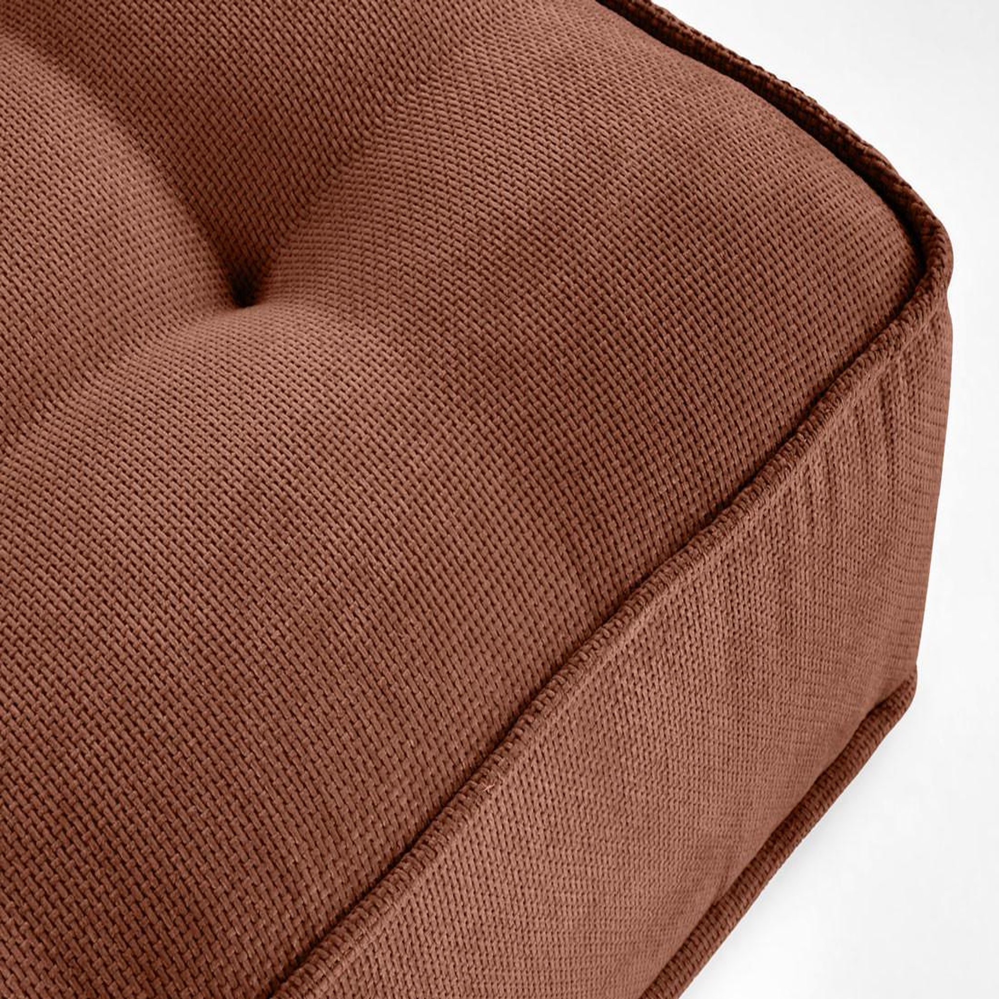 Voir la diapositive 2 : LISA DESIGN Marisol - canapé d'angle modulable 4 places - velours texturé