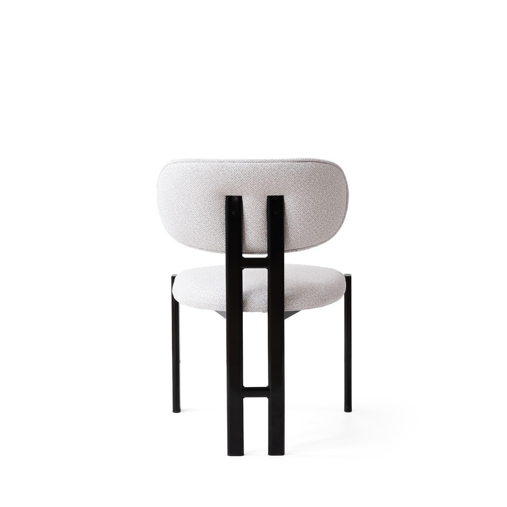 Voir la diapositive 4 : Habitat et Jardin Ensemble de chaises (2 pièces) en métal  muriz  - blanc cassé