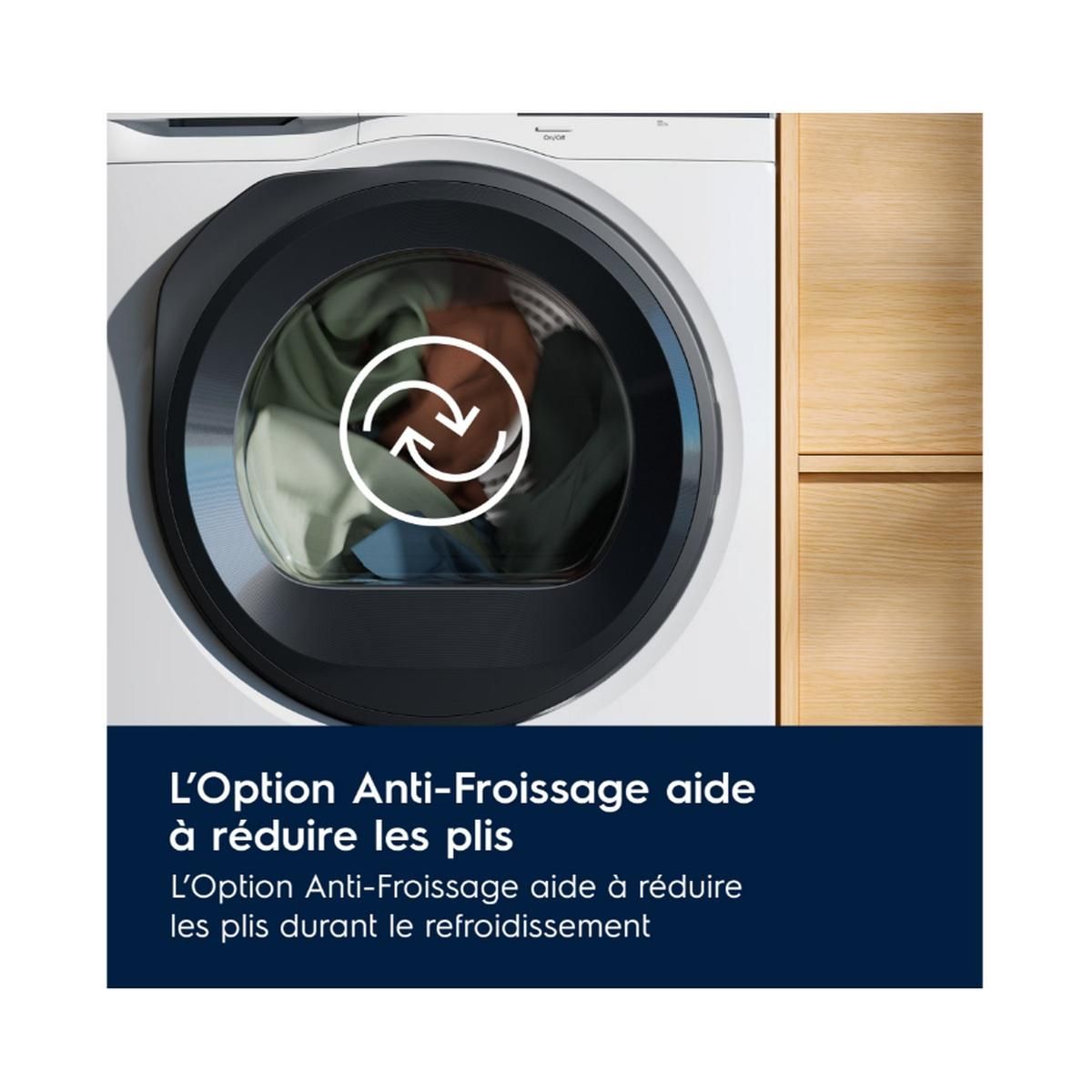 ELECTROLUX Sèche-linge pompe à chaleur 8kg 118l 700w - EW6HI6284BN