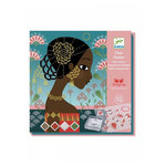 Djeco Coffret tampons motifs et parures