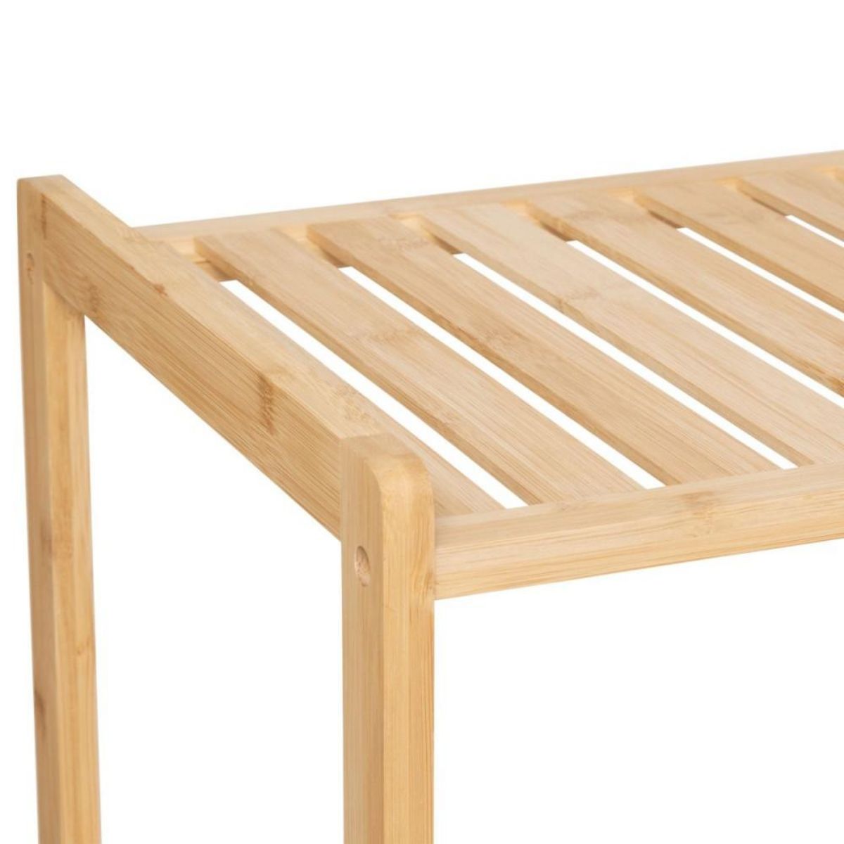 ATMOSPHERA Etagère Bambou avec 2 paniers à linge