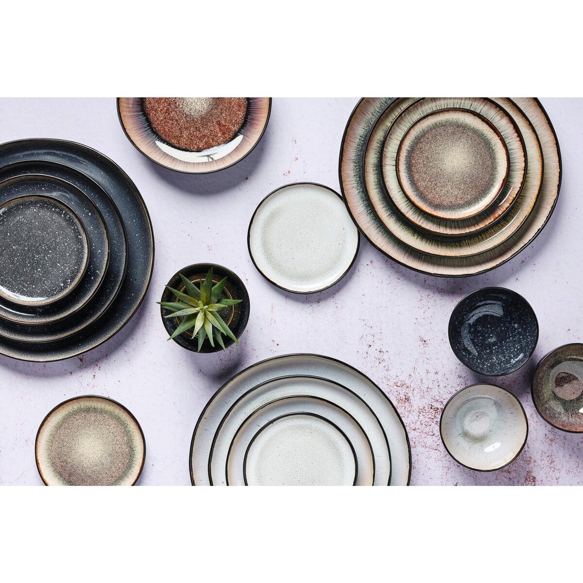 BJORN Service Complet IRIS - 48 pièces - Blanc ivoire