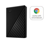 Western Digital Disque Dur HDD Externe Western Digital My Passport 5 To Noir