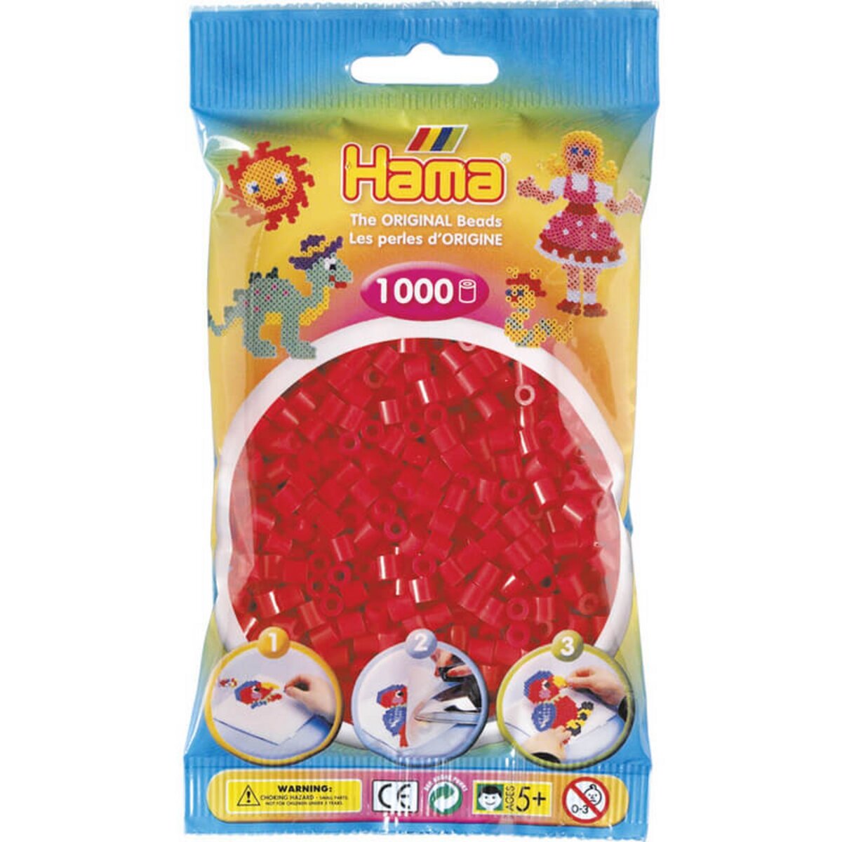 Hama Hama 1000 Perles Rouges Jbm