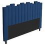 Voir la diapositive 3 : Paris Prix Tête de Lit en Velours Design  Kenty  180cm Bleu