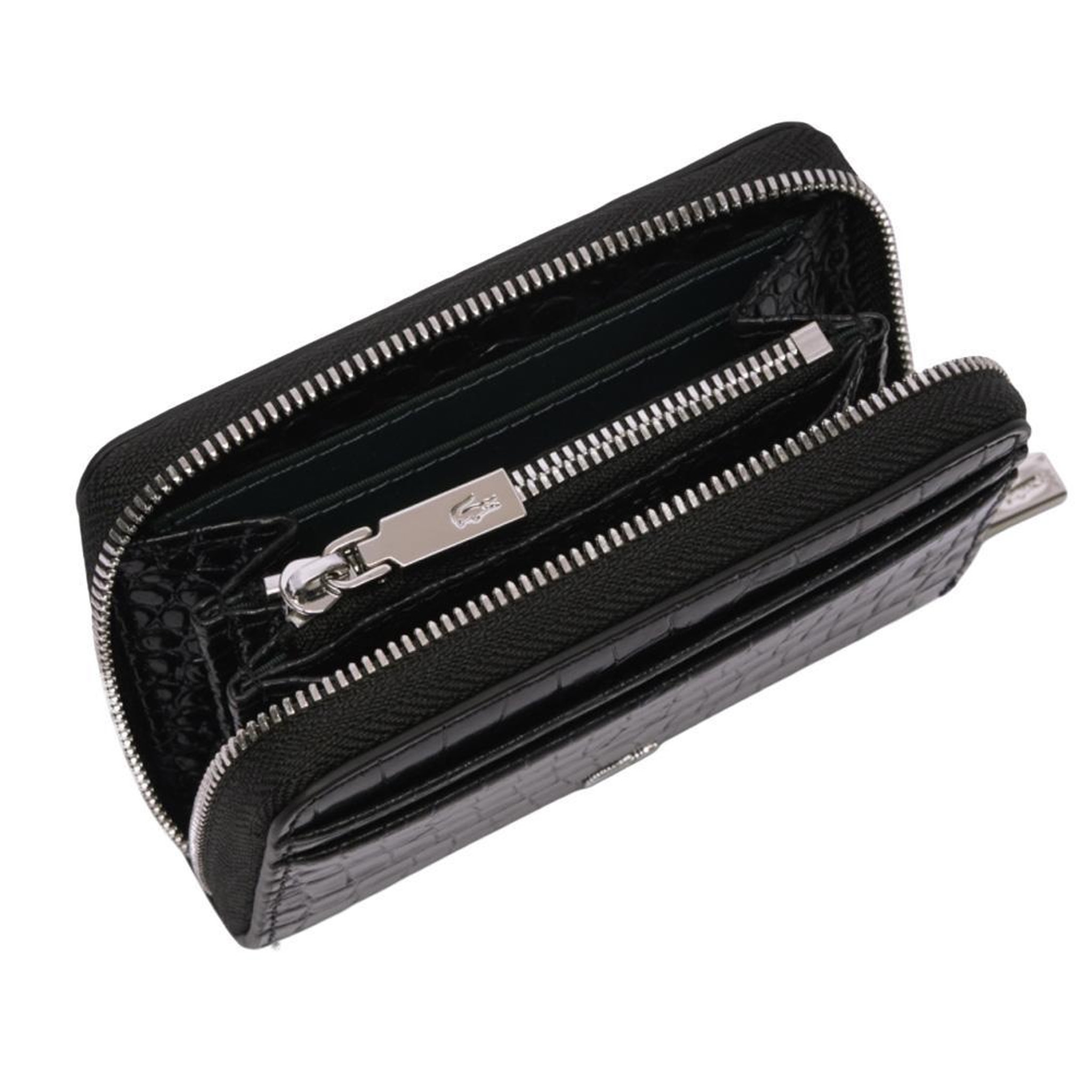 Voir la diapositive 3 : Lacoste Portefeuille Noir Femme Lacoste sinople
