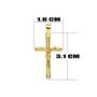 Voir la diapositive 4 : L'ATELIER D'AZUR Collier - Médaille Christ sur la Croix Or Jaune - Chaine Dorée