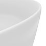 Voir la diapositive 5 : VIDAXL Lavabo rond de luxe Blanc mat 40x15 cm Ceramique