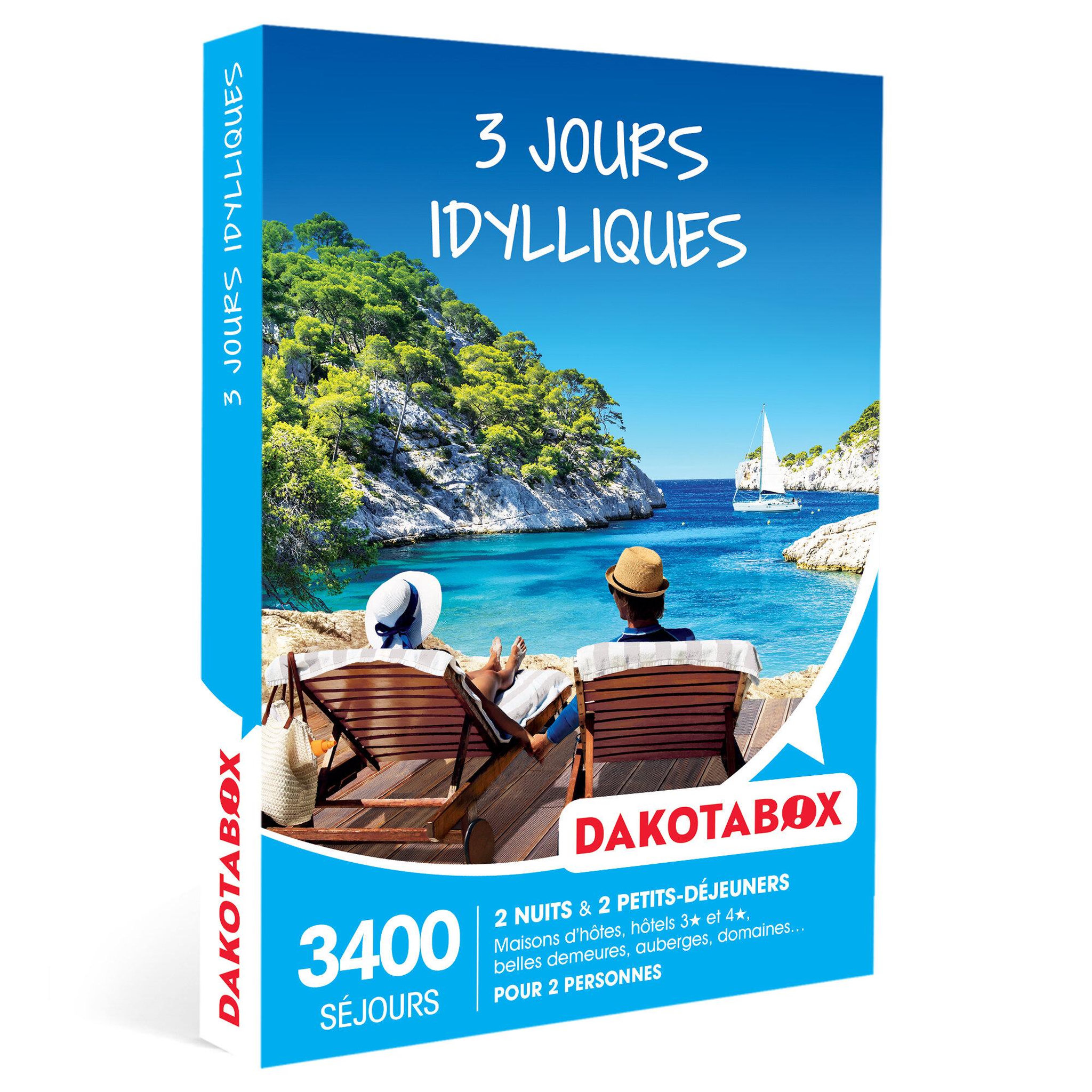 Smartbox 3 jours idylliques - coffret cadeau séjour