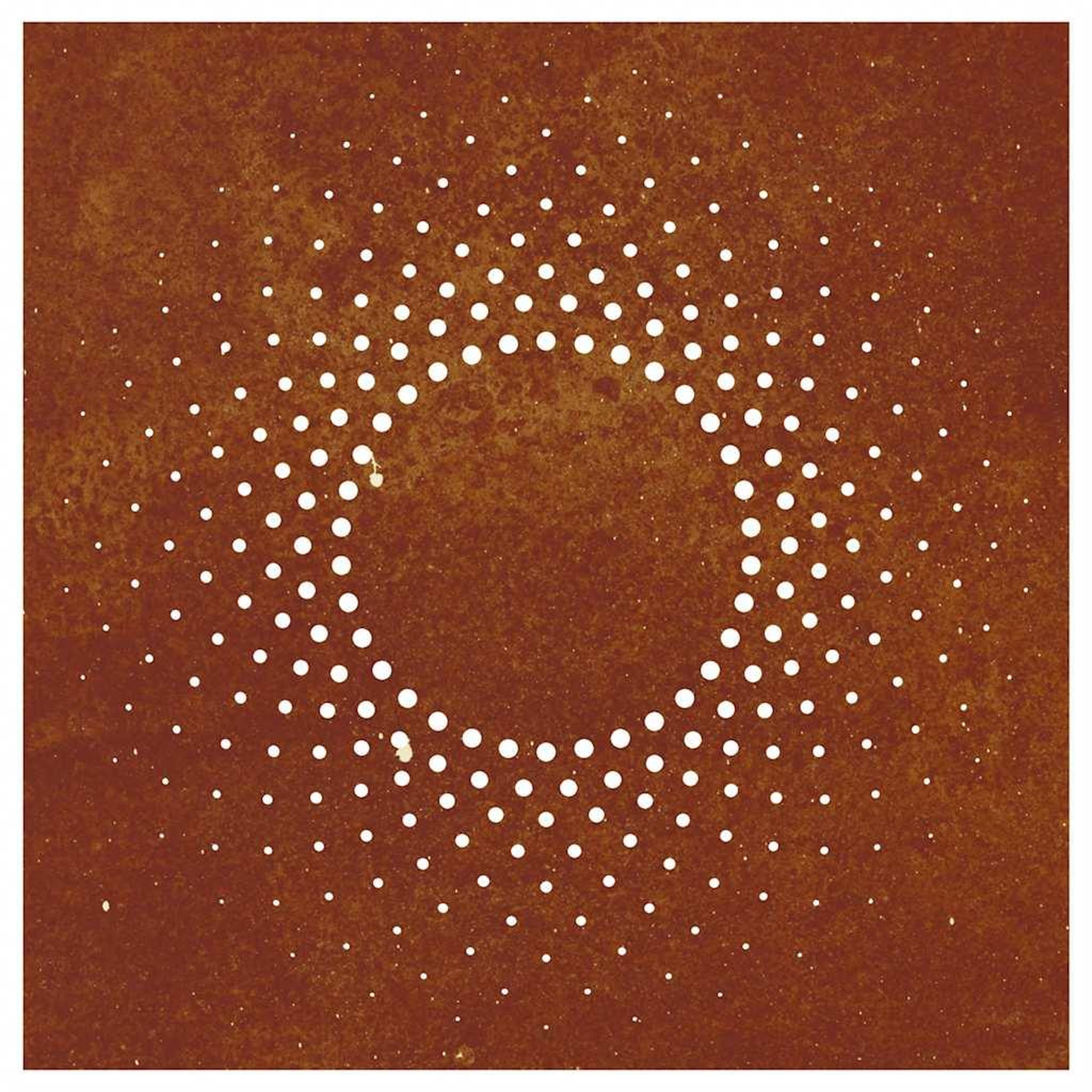 Voir la diapositive 5 : VIDAXL Decoration murale jardin 55x55 cm acier corten design du soleil