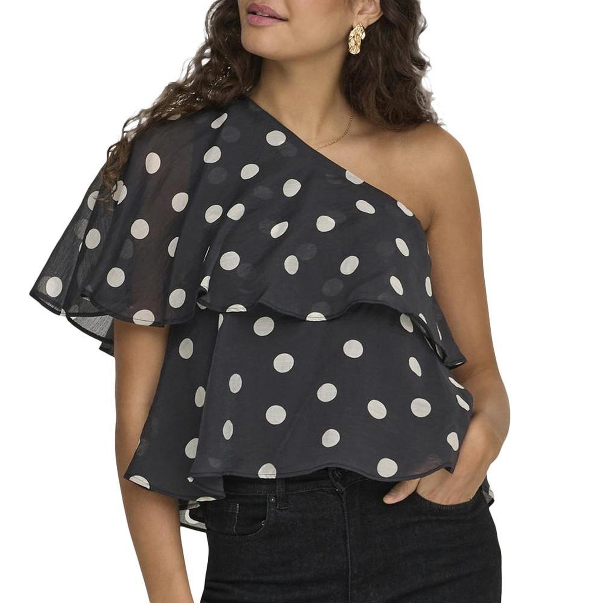 JACQUELINE DE YONG Top Noir Femme JDY Fay. Coloris disponibles : Noir