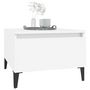 Voir la diapositive 4 : VIDAXL Table d'appoint Blanc 50x46x35 cm Bois d'ingenierie