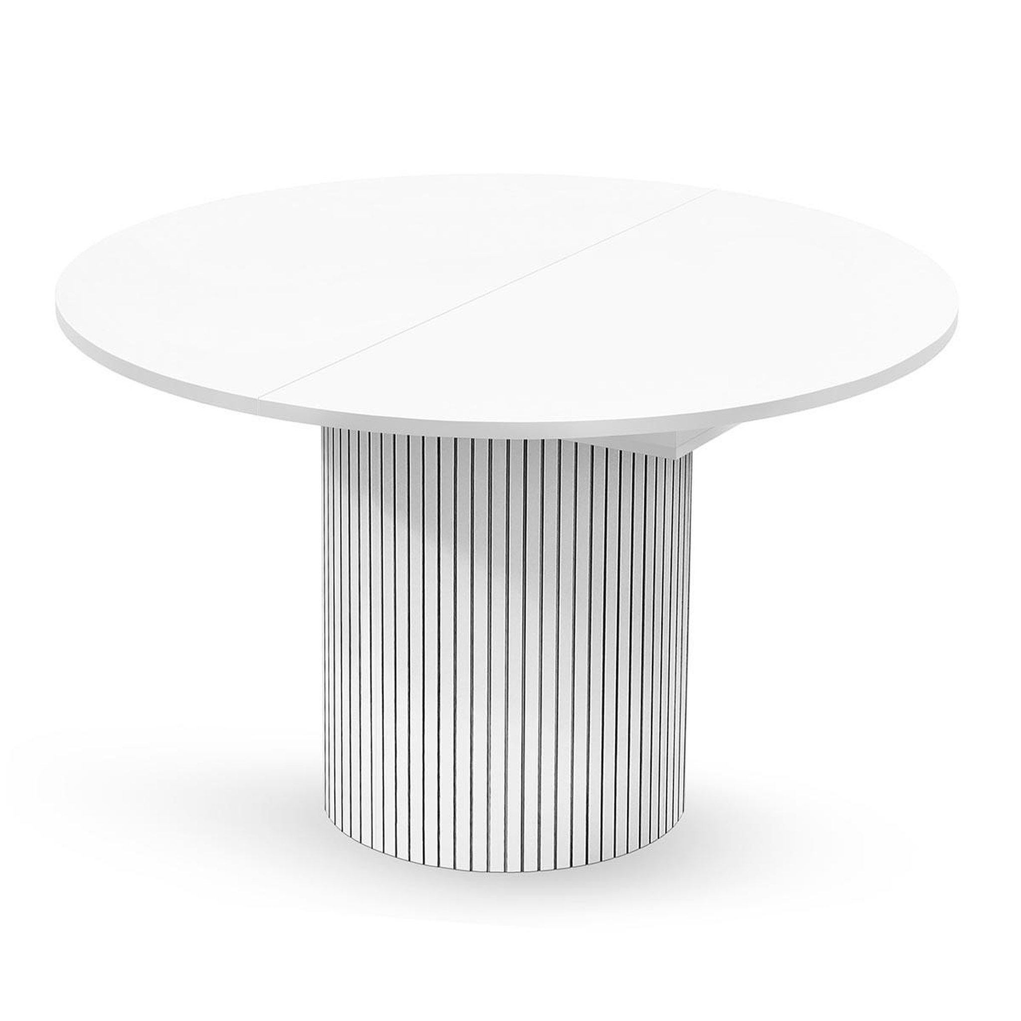 Paris Prix Table à manger extensible  toscana  120-160cm blanc