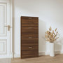 Voir la diapositive 3 : VIDAXL Armoire a chaussures Chene marron 59x17x150cm Bois d'ingenierie